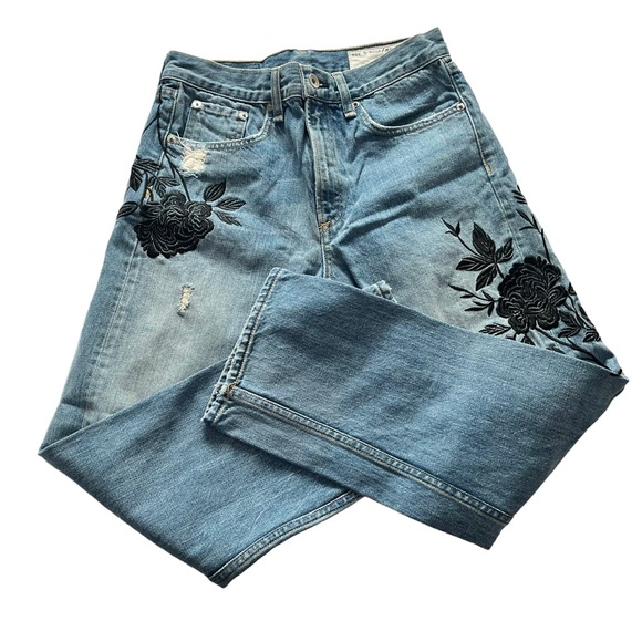 **SOLD** Rag & Bone Marilyn Crop in Ramona Embroidery Size 26 - Picture 5 of 14